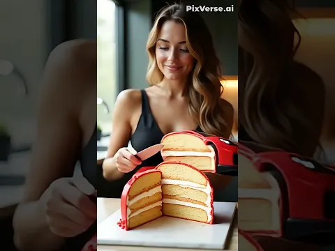 realistic cake cutting #cake #cutting #realistic