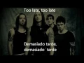 Lagu A Place Where You Belong   Bullet For My Valentine Subtitulado Inglés Español