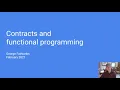 Contracts and functional programming