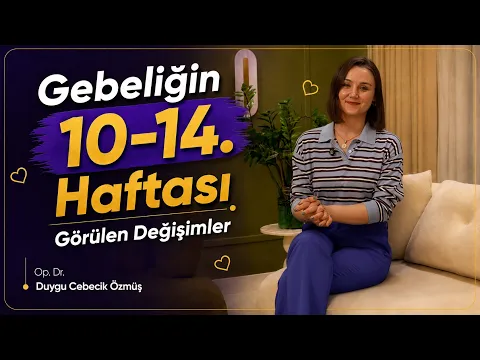 Op. Dr. Duygu Cebecik Özmüş ile gebeliğin 10-14. haftası videosu kapağı