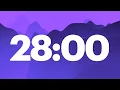 28 Minute Countdown Timer - No Music