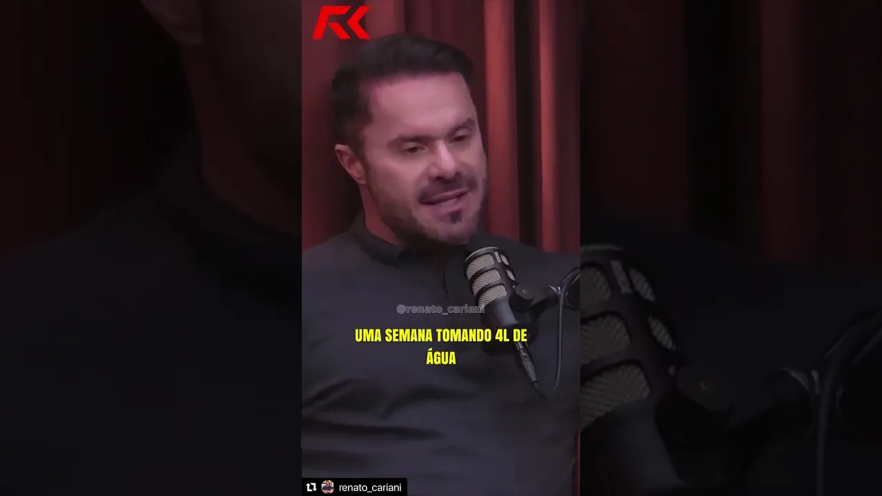 DICA DE COMO BEBER ÁGUA DO JEITO CERTO ! #renatocariani #shorts