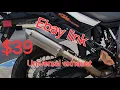 Cheap Ebay Universal motorcycle exhaust are they worth it