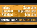 Sublime Text 3 Manage Indentation Swap Duplicate Delete and Join Lines Sublime