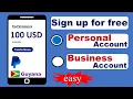 How to create a paypal account in Guyana