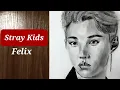 How To Draw Stray Kids Felix - epic drawing process