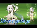 Genshin Impact Nahida Idle Animation 2 Dendro Swing