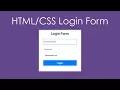 HTML CSS Login Form with Bootstrap 4