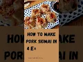 HOW TO MAKE PORK SIOMAI IN 4 EASY STEPS #shorts
