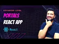 Portals in React App Portals React Tutorials in Hindi