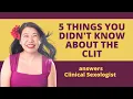 Things to know about the clitoris Explains Dr Martha Tara Lee Clinical Sexologist