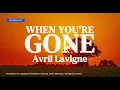 Download Lagu Avril Lavigne - When You're Gone  (Karaoke HD with backing vocals)