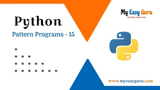Pattern Program 15 Python Pattern Programs in Hindi Python in Hindi