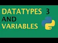 Python Programming - Data Types Variables