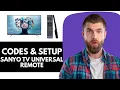 Sanyo TV Universal Remote Codes Programming Instructions Update