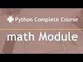 Math Module Python Complete Course Part18