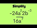 Simplify Fractions with Exponents