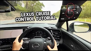 Lexus Cruise Control Tutorial - Plus Hidden Feature