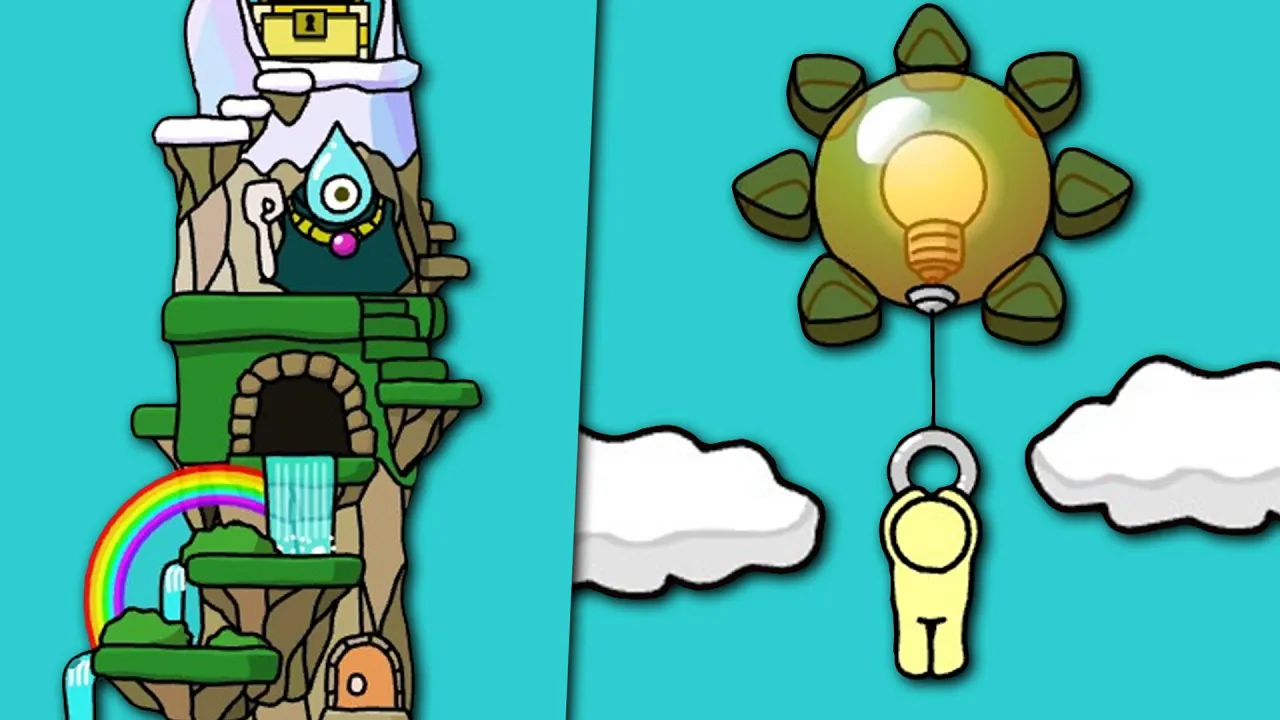 Building a Tower to the SUN! (Grow Tower - Flash Game)