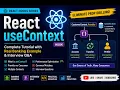 React useContext Hook Full Course Context API Provider Performance