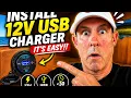 Install a 12V USB charger in less than 30 minutes