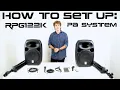 How to set up Your Rockville RPG122K Professional PA Speaker System Full WALKTHROUGH and Demo
