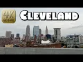 Driving Around Downtown Cleveland Ohio in 4k