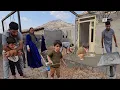 Download Lagu Construction challenge with Ali's nomadic family: Implementing a porch project for the house