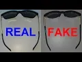 Real vs Fake Versace sunglasses How to spot fake Versace eyewear