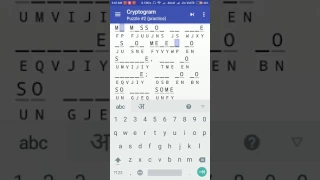 Cryptogram Puzzle Android Quote Answer