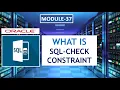 CHECK Constraint Data Integrity Oracle SQL Tutorials SQL in Marathi Learn for grow Class-37