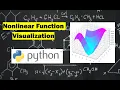 3D Nonlinear Function Visualization in Python