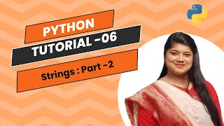 String Data Type Part 02 Python Spoken Tutorial Python for Beginners in Bangla Python Tutorial