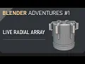 Live Radial Array the easy way Blender