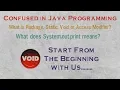 E01 Java tutorial for beginners in English Basic Terminologies with Hello World