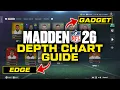 Madden 26 The Depth Chart Changes You NEED To Know