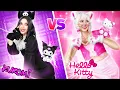 Download Lagu Hello Kitty vs Kuromi! Good vs Bad Girl! Wednesday Addams and Enid in Real Life
