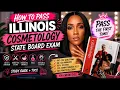 HOW TO PASS THE ILLINOIS COSMETOLOGY STATE BOARD EXAM 2026 Milady 14th Edition PSI Exam Tips