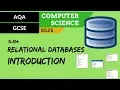86 AQA GCSE 8525 SLR14 - 3 7 Relational databases introduction