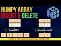 What are NumPy Insert and Delete Arrays Functions Machine Learning Tutorials