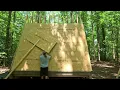 1 Man OSB Board lift 14 upwards on wall