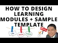 How to Design Learning Modules Module Template PART2