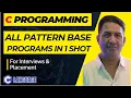 Pattern Programs in One Shot C Language With Examples TCS Infosys LeetCode