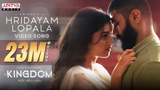 hridayam lopala full video song kingdom vijay deverakonda bhagyashri anirudh ravichander gowtam
