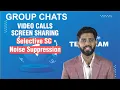 Telegram Group Chats - Calling Selective Screen Sharing