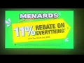 Menards 11 Off Everything Commercial 2025
