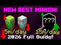 The NEW BEST Minion Setup Hypixel Skyblock
