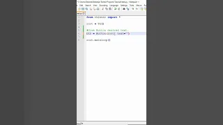 How to Create a Text Button in Python Tkinter