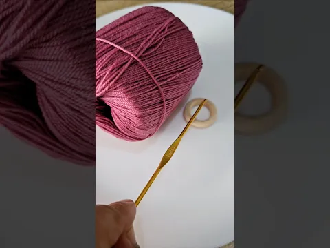 مشروع اكسسوارات الكروشيه #crochet  قلادة كروشيه بالاستفاذة من الحلقات الصغيرة