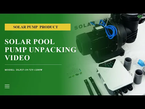 Download MP3 DC Solar pool pump unpacking video